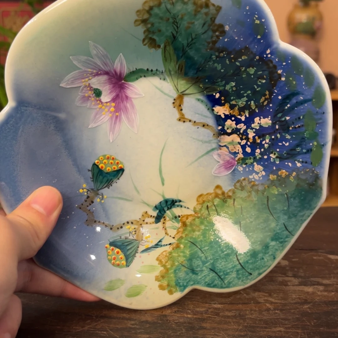 柴烧手工手绘陶瓷