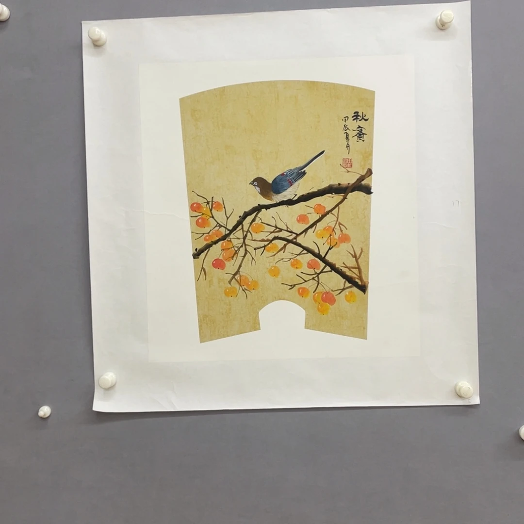 国画艺术家真人手绘