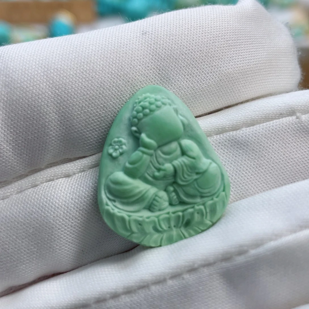 绿松石珠宝奇石未镶嵌