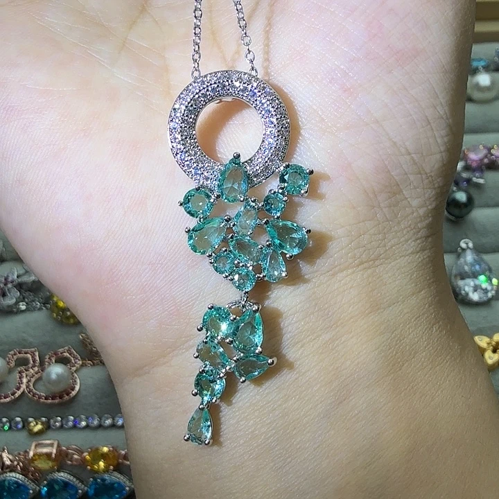 烟晶戒指银S925镶嵌