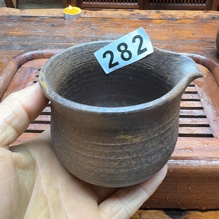 纯手工制作粗陶茶具
