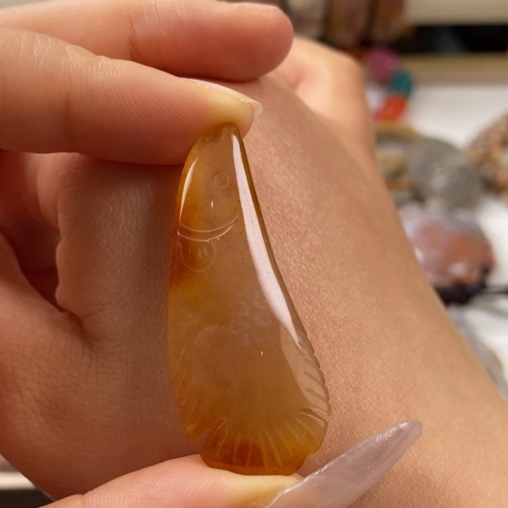 硅化玉吊坠(不含链)未镶嵌63号链接