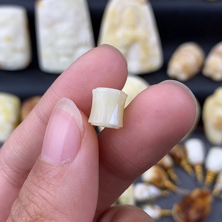 琥珀未镶嵌裸石8线束