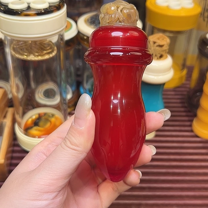整挖红色竹蛉筒哈哈