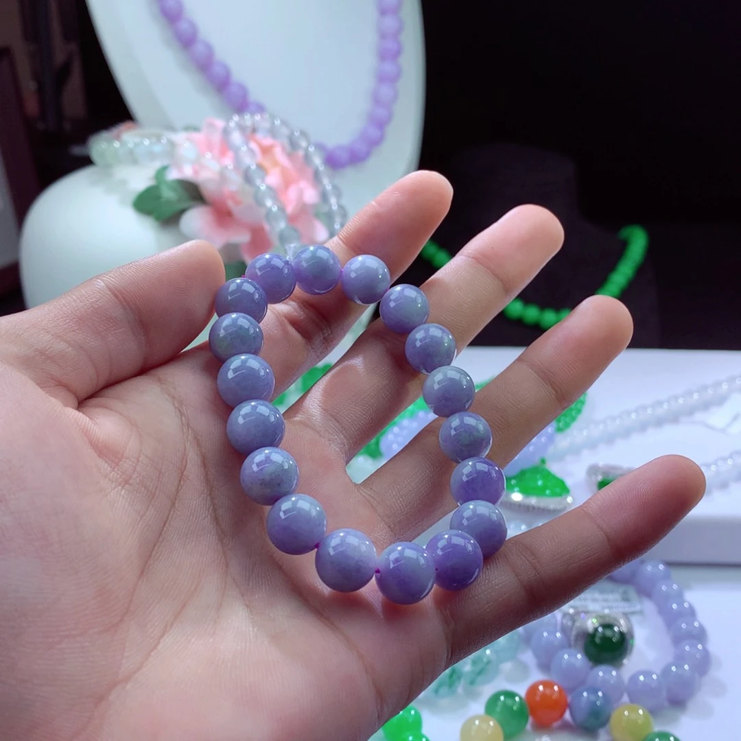 翡翠手链未镶嵌天然