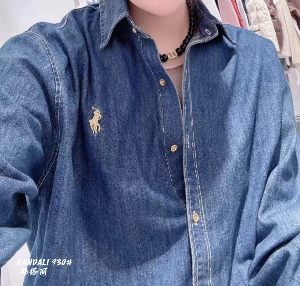 刺绣牛仔外套时尚百搭洋气宽松