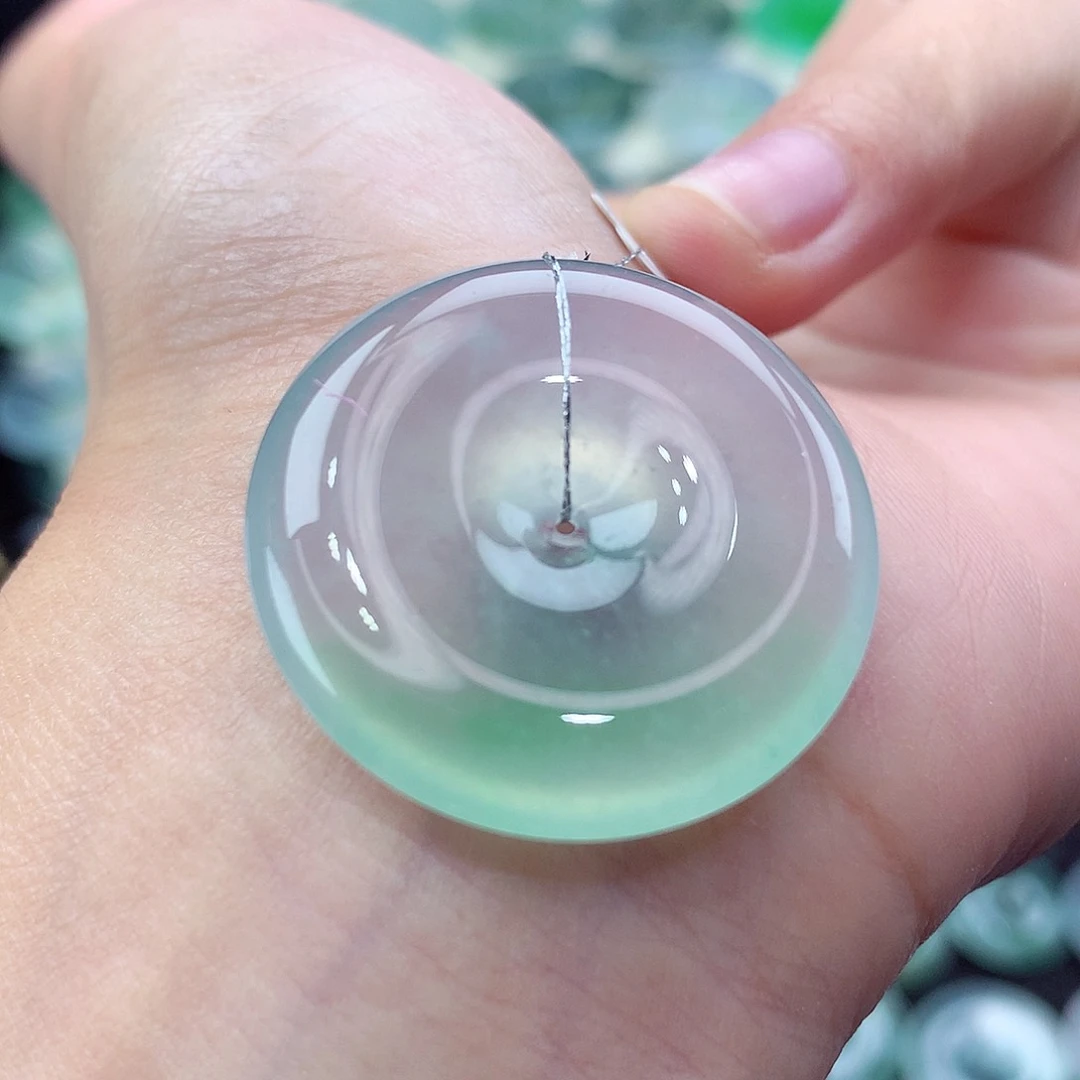 颈饰未镶嵌翡翠编号86。尺寸28.8-6