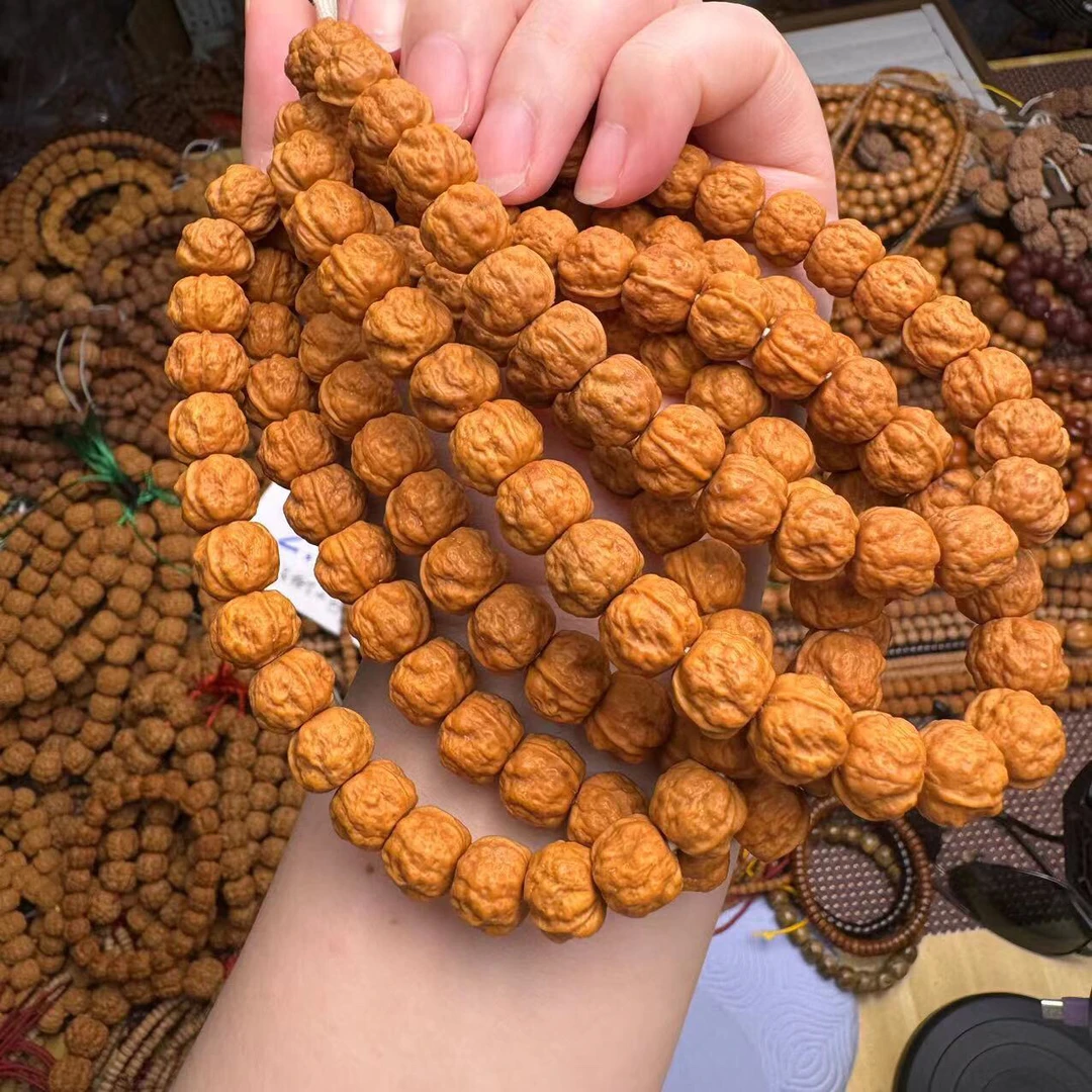 蝉宗手持11-12mm左右猴头核桃手串金蟾蛤蟆头精品文玩