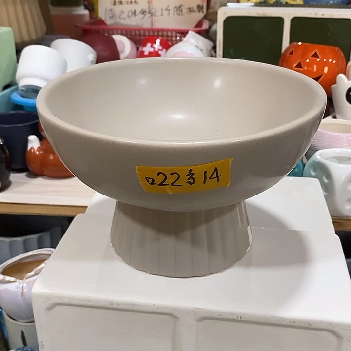 摆件陶盆有孔 微瑕介意勿拍