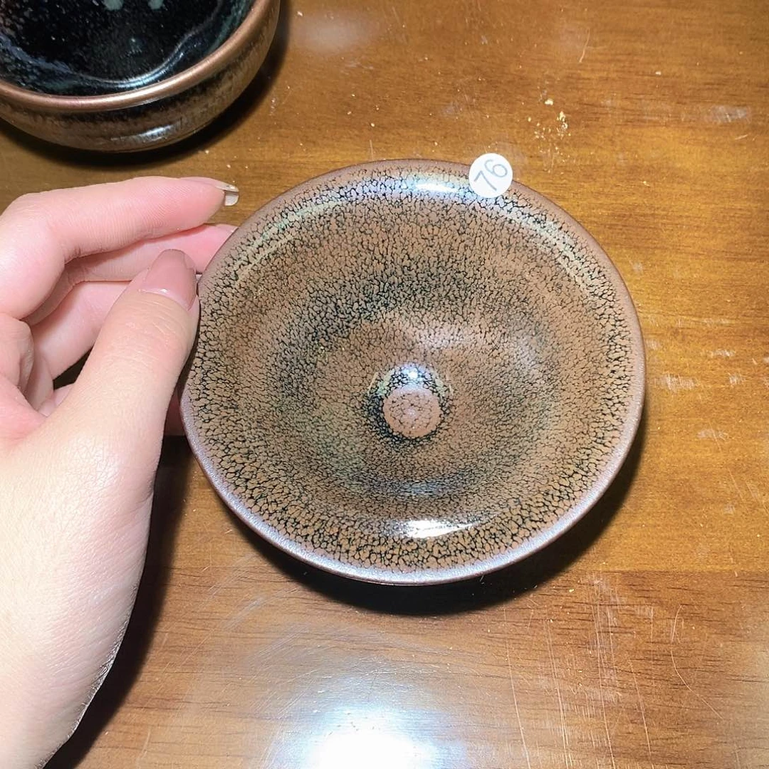 纯手工建盏茶器18铭*纯手工真建盏柴烧76