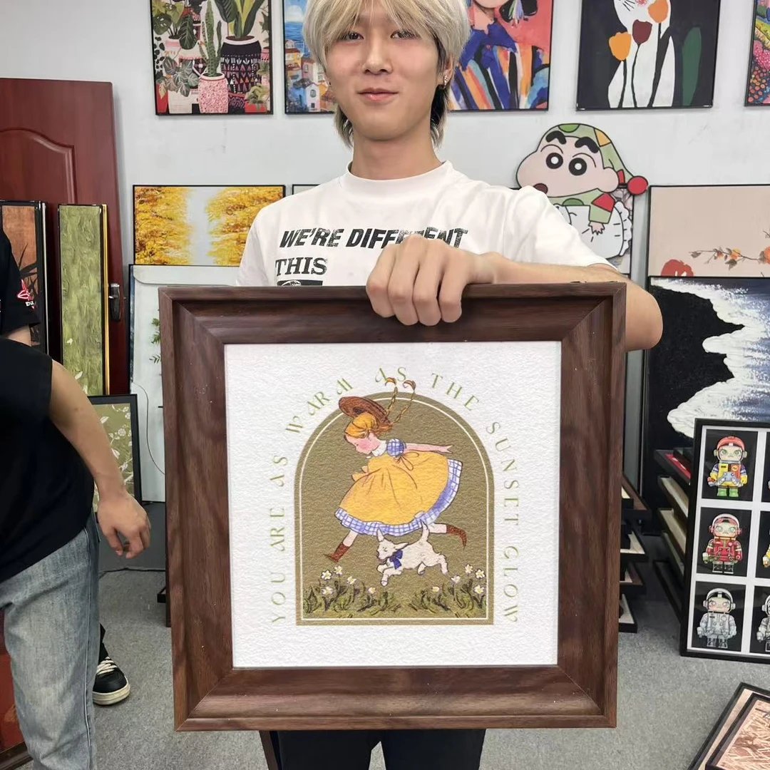 法式高级感入户装饰画客厅卧室玄关斗柜床头挂画144