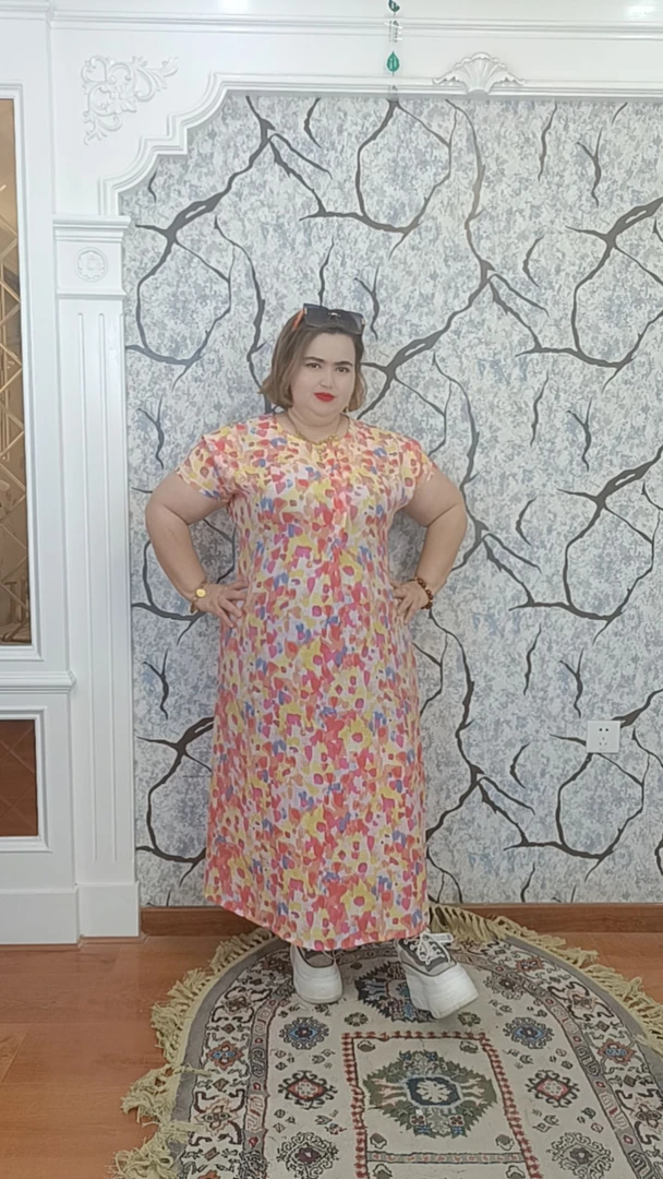 【3333夏季款亚麻连衣裙】休闲大码连衣裙