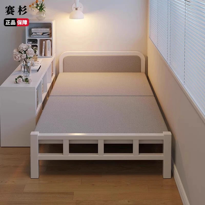 折叠床单人床午休床家用出租房用小床简易硬板床双人床临时陪护床