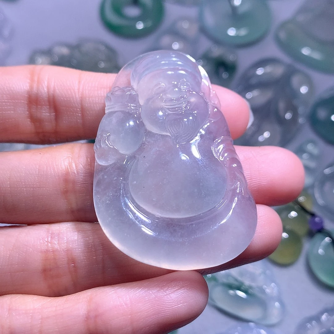 【闪购商品】翡翠颈饰未镶嵌财神