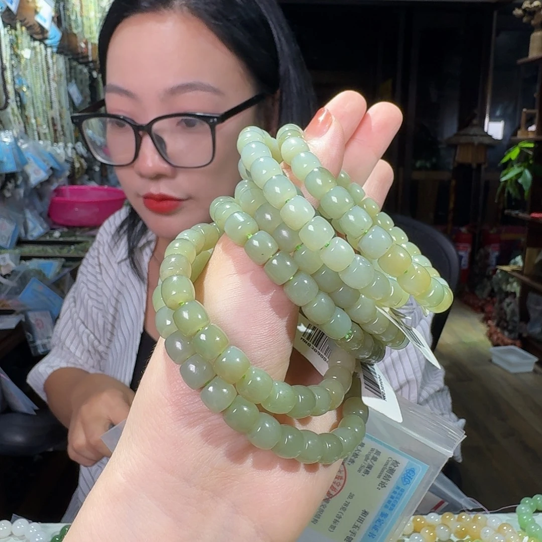 未镶嵌手链和田玉拍一发一多样性发货