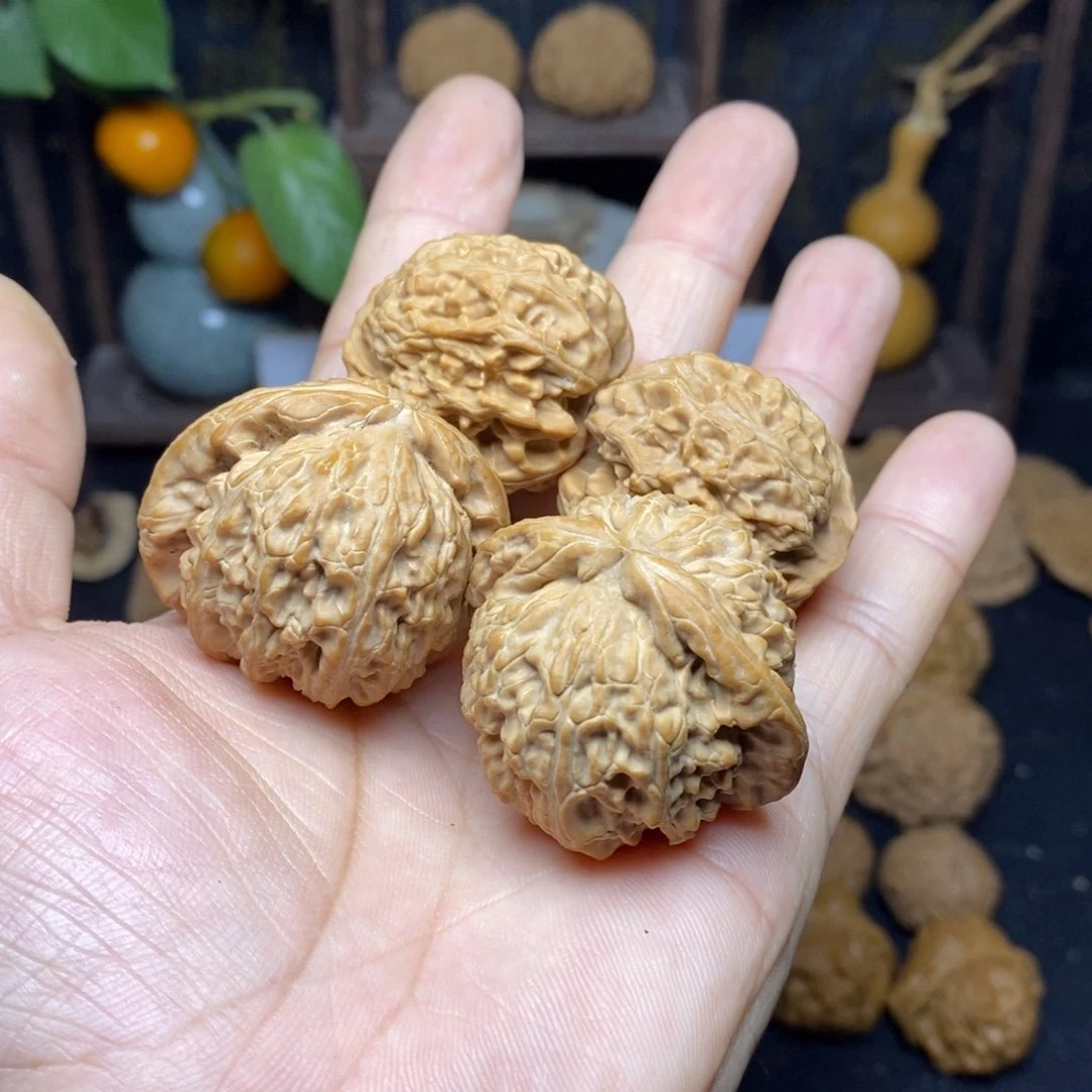 文玩核桃吊坠B****丶40球白33苹果