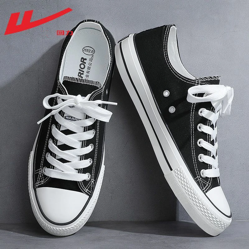回力帆布鞋男款2025新款春夏学生小白鞋情侣休闲运动板鞋男士布鞋