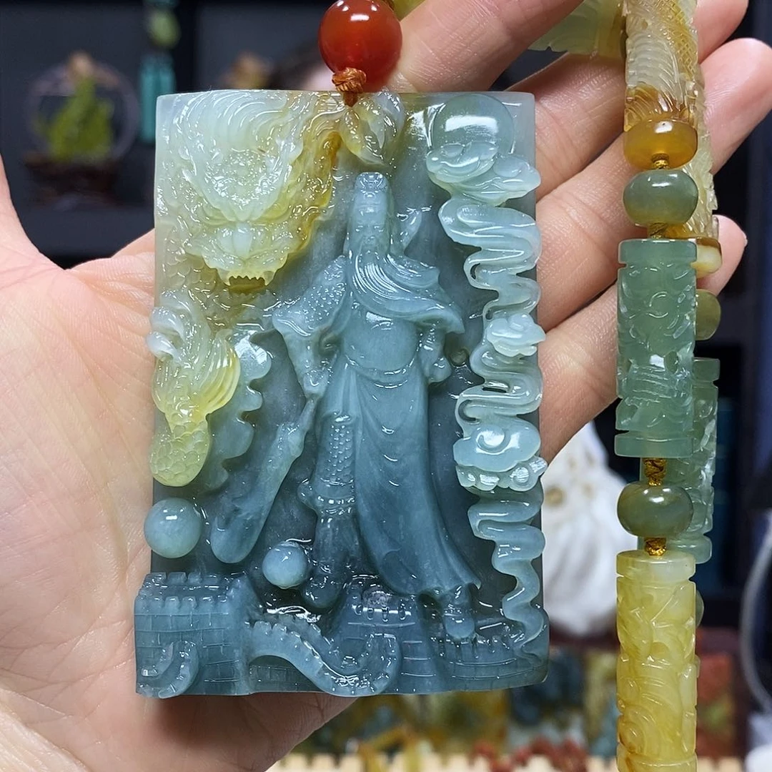 未镶嵌岫玉挂件吊坠