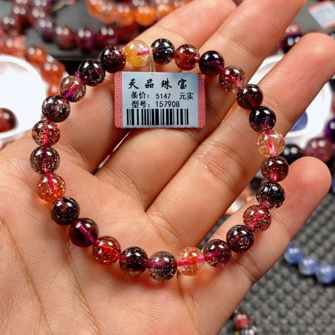 手链未镶嵌水晶黑加仑超七157908