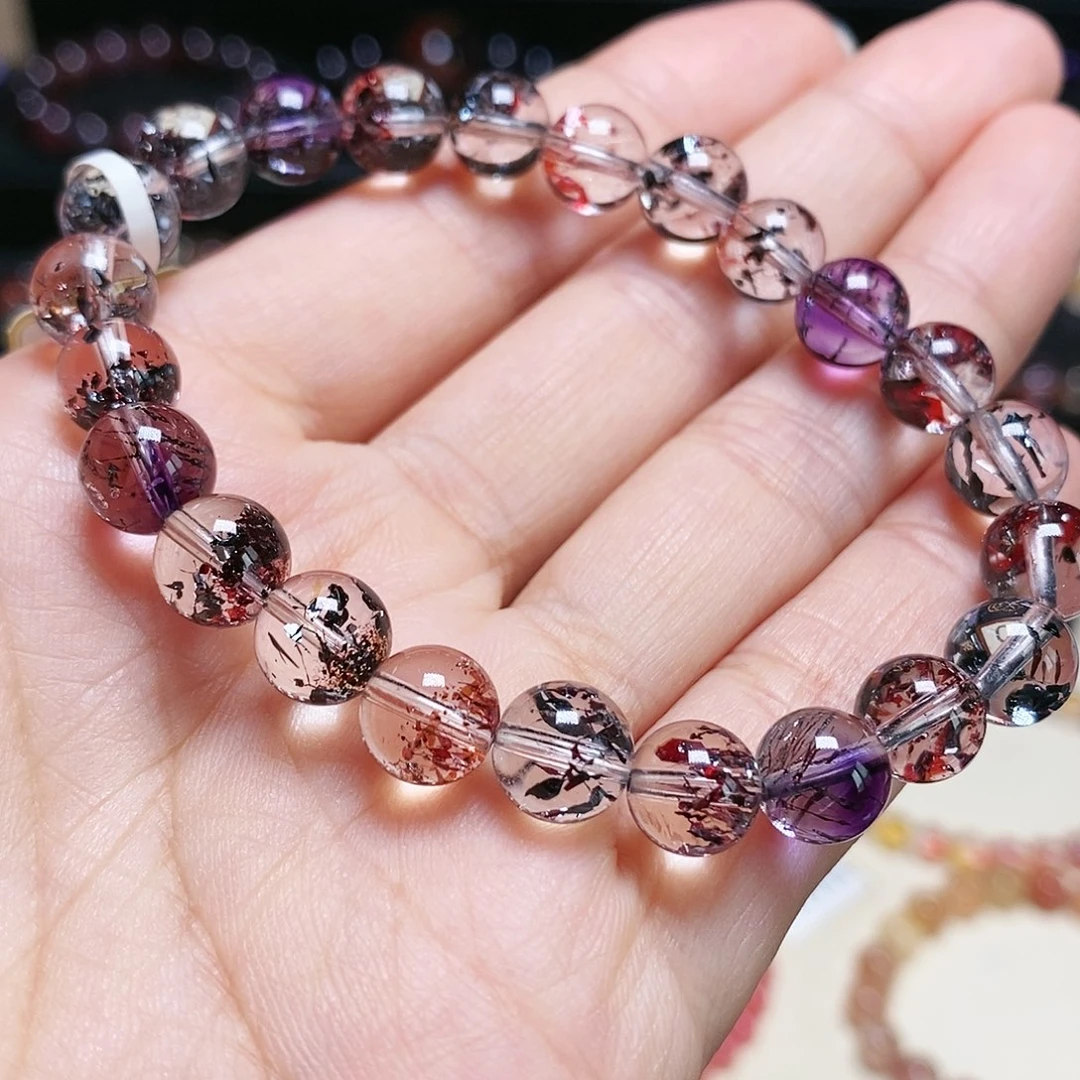 水晶手串未镶嵌超七