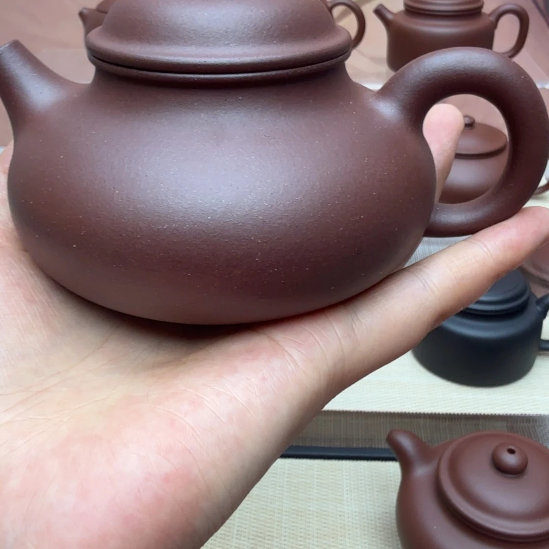 福***娃茶壶紫砂微瑕220cc