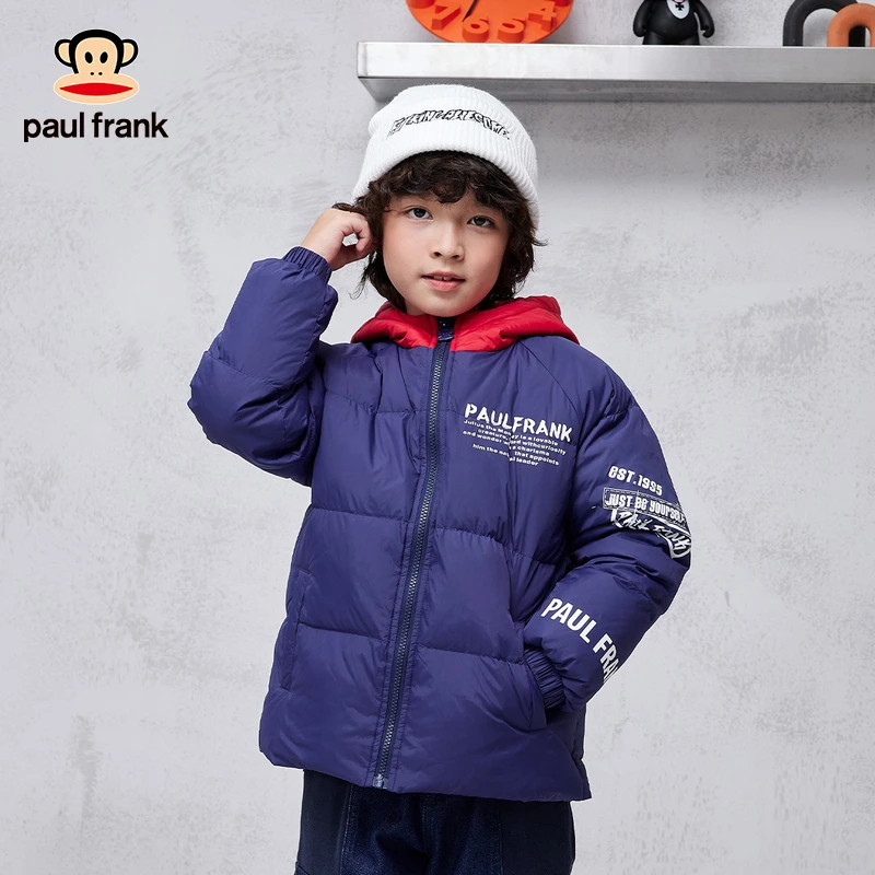 保暖休闲时尚连帽儿童运动防风秋冬羽绒服3505335018B