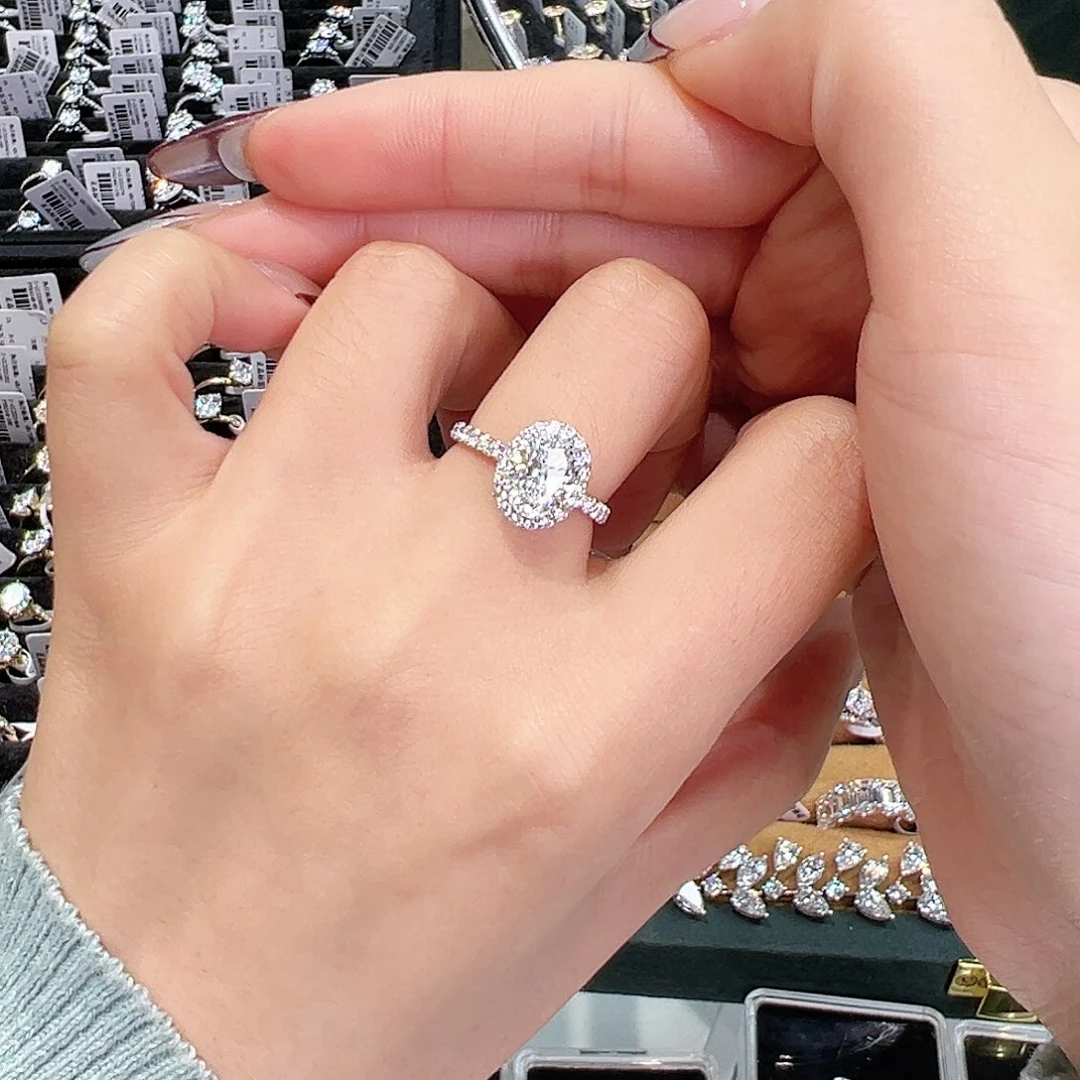 【闪购商品】实验室培育钻石18K金镶嵌靓***00031448