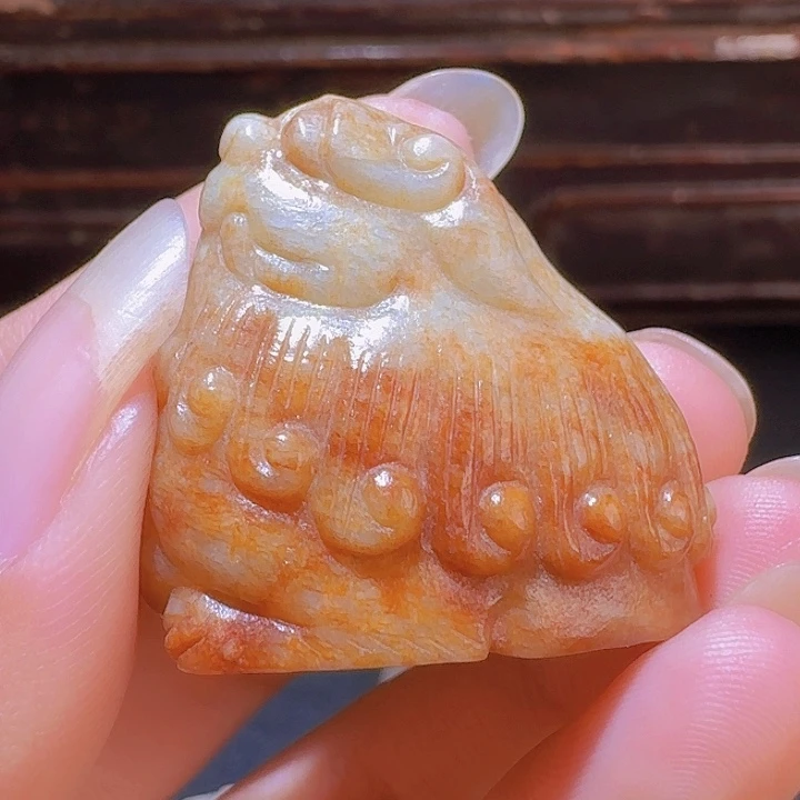 荣***堂和田玉未镶嵌挂件