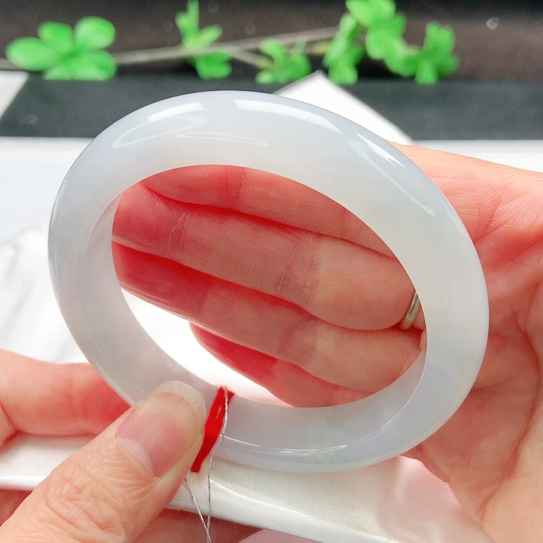 未镶嵌手镯翡翠58圈