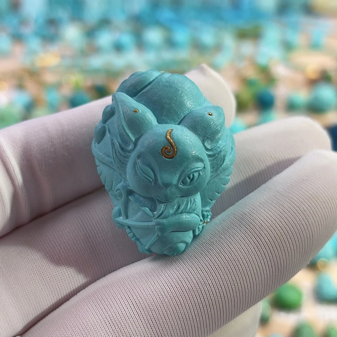 未镶嵌绿松石珠宝奇石
