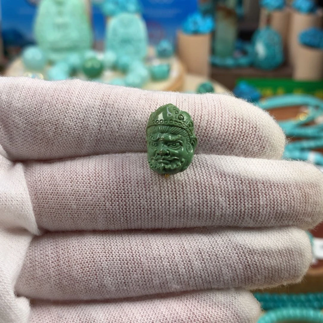 绿松石未镶嵌珠宝奇石11.7mm