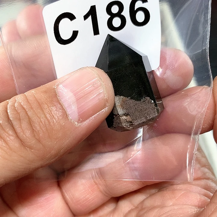 水晶天然幽灵水晶柱子C186未镶嵌*️