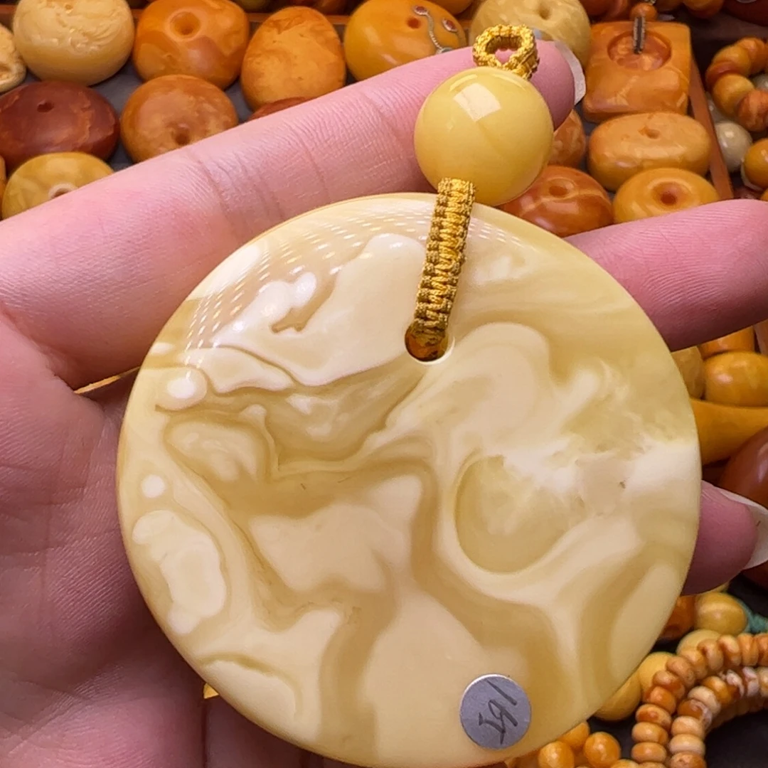 琥珀未镶嵌珠宝奇石公主扣