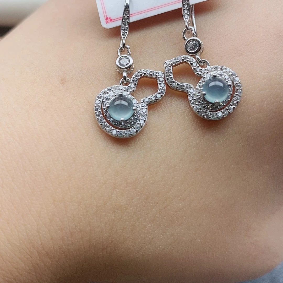 银S925镶嵌戒指翡翠