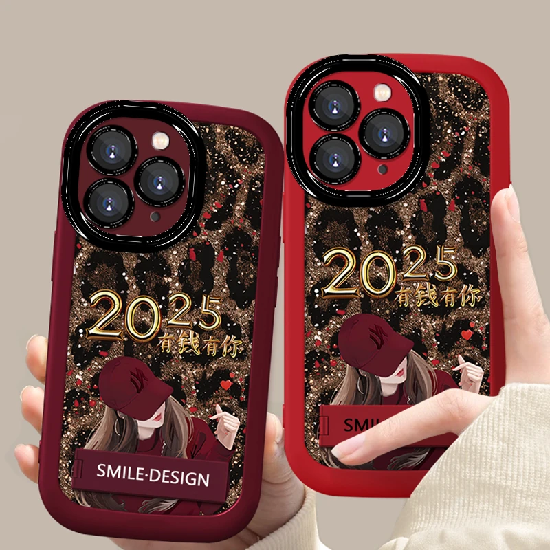 适用于【苹果】11Pro新款豹纹有钱比心女孩时尚创意防摔手机壳