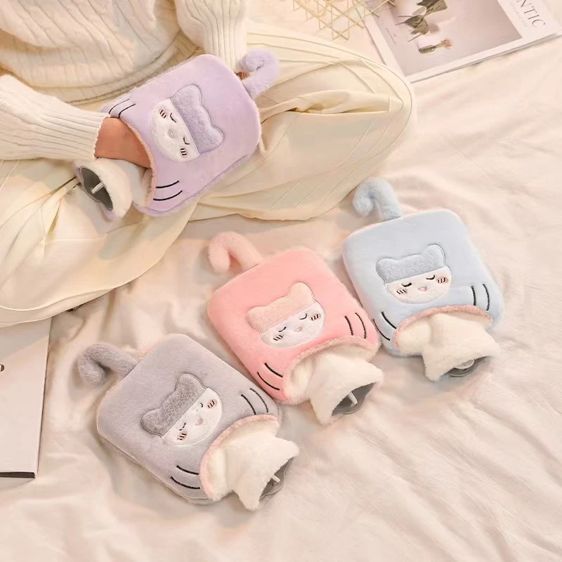 热水袋注水式暖水袋热水袋儿童加厚迷你防爆肠绞痛小号上学家用