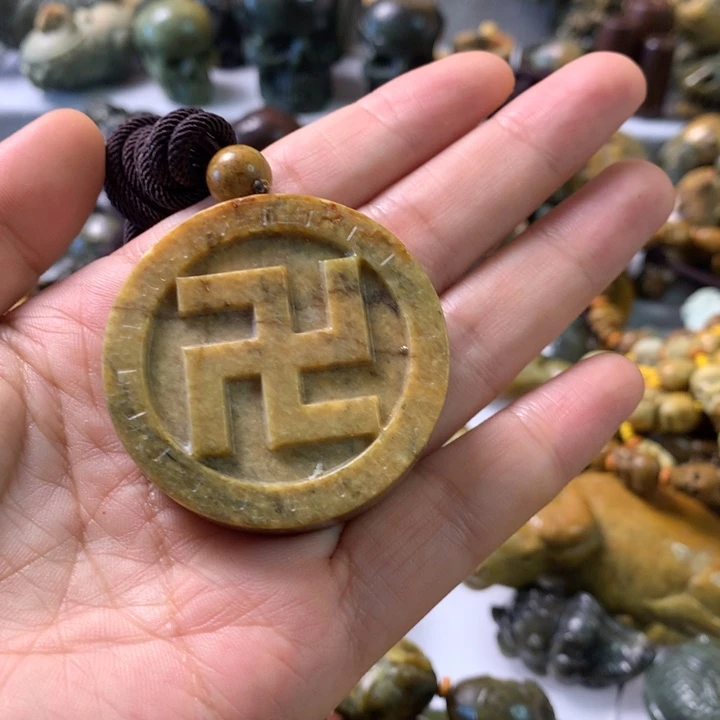未镶嵌岫岩河磨玉（透闪石质玉）笔搁