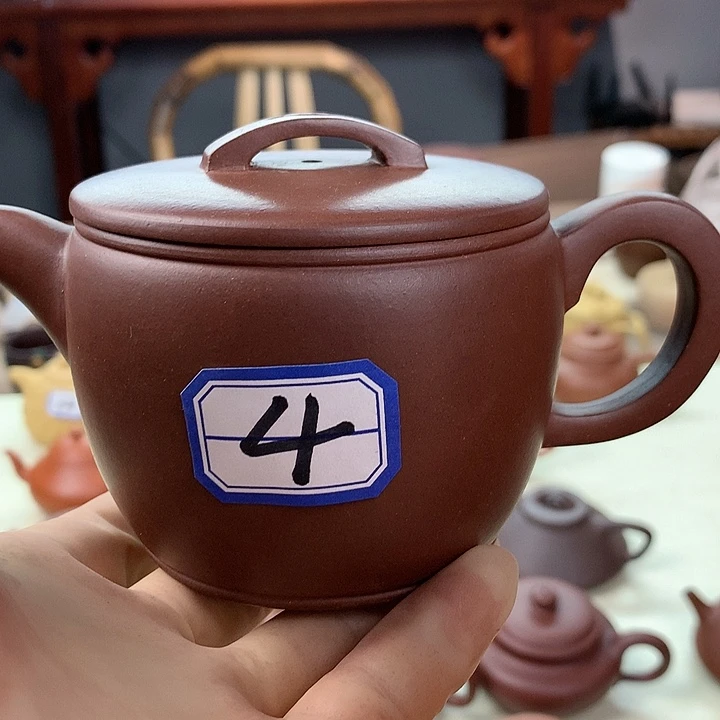 紫砂茶壶中槽清270容量汉瓦半手工
