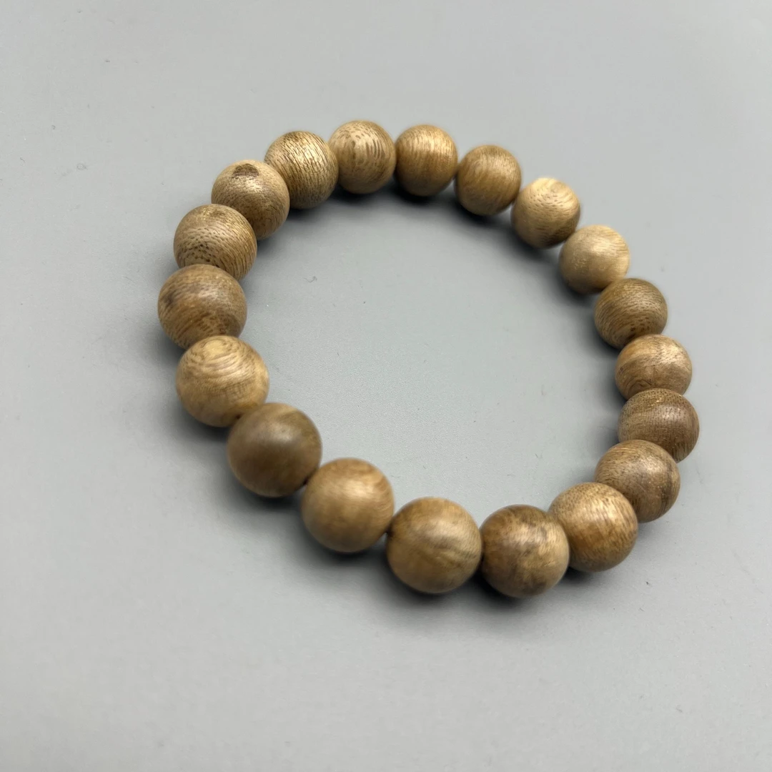 沉香【老蒙精选】CLQC1173-8 金三角白棋楠  香王孤品 天然沉香手串