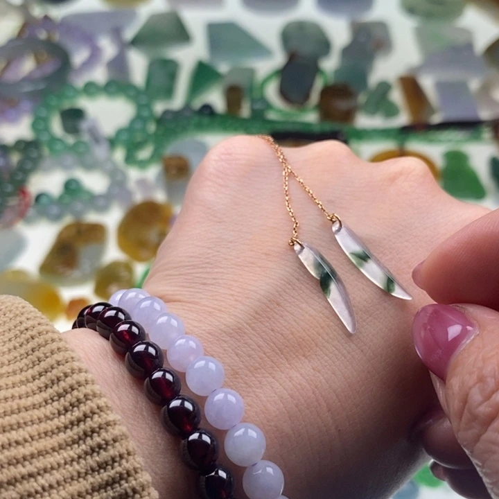 翡翠未镶嵌挂件天然翡翠