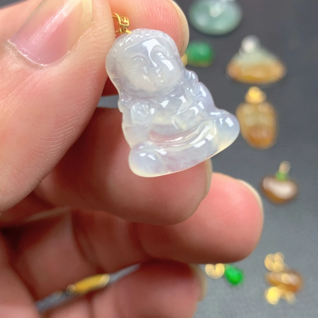 【闪购商品】颈饰18K金镶嵌翡翠翡翠