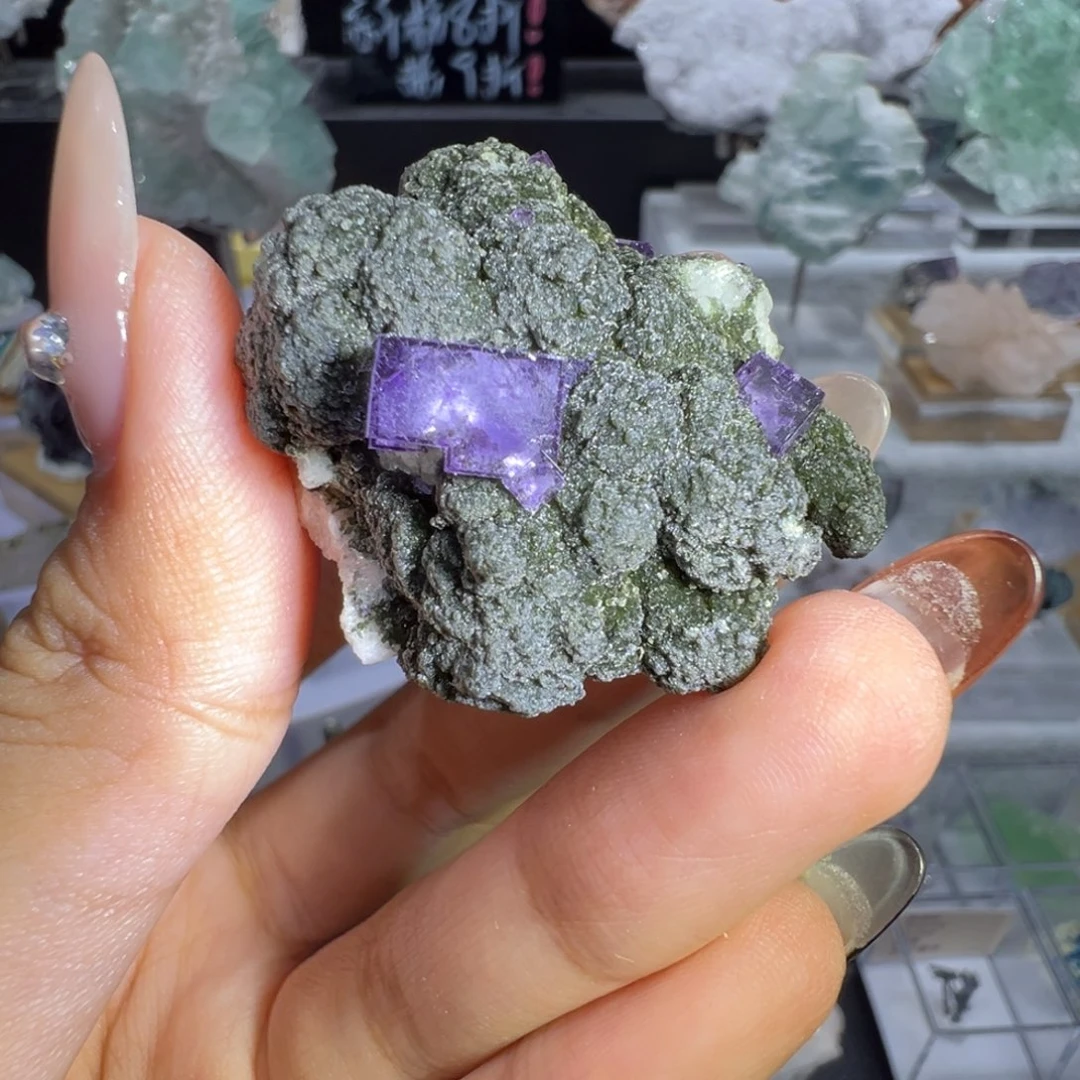 石材瑶岗仙萤石40