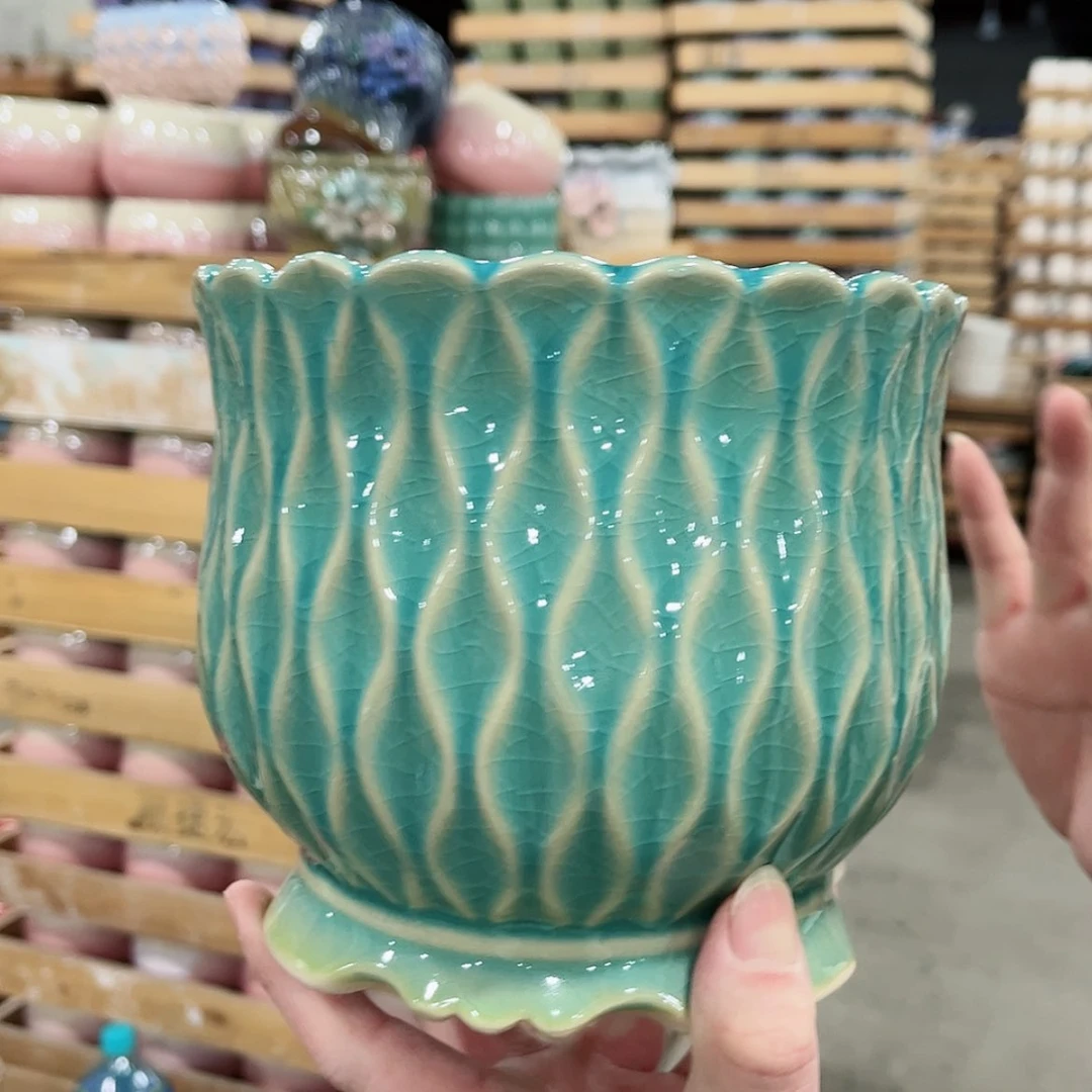 【闪购商品】陶瓷花盆