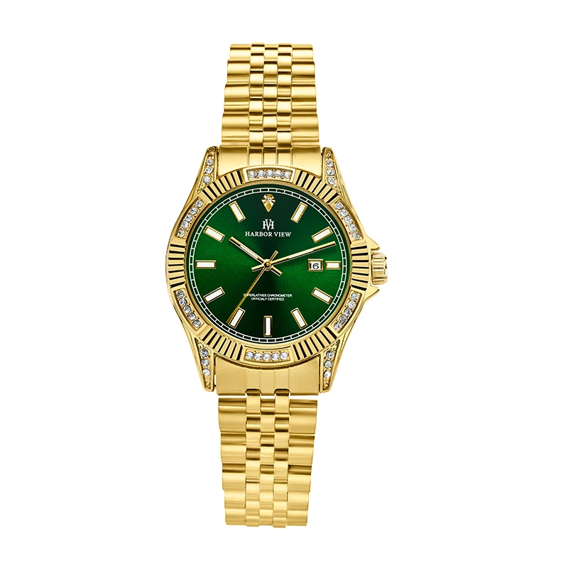 HARBORVIEWHV/HF1300绿冰糖/男士高端奢华腕表-YH-D
