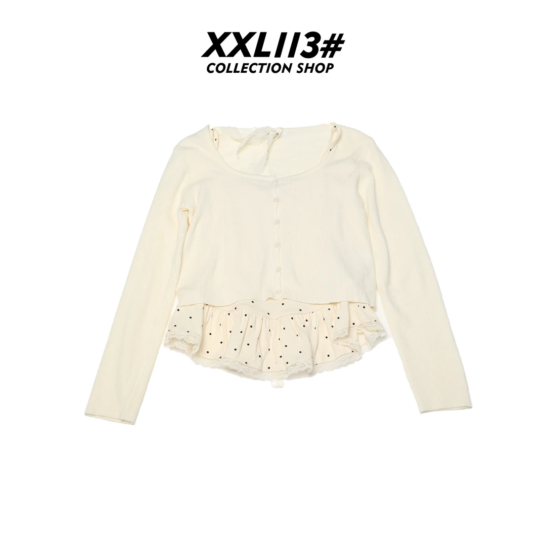 113* CENTRALIZED SHOP纯欲风时尚套装长袖开衫打底X5F27H6821