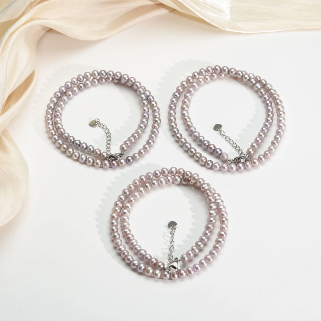 【小北严选】淡水珍珠项链尺寸约4-5mm【多样性发一件】-AH27X603