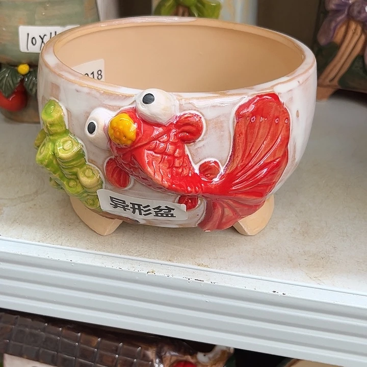 花盆紫砂粗陶材质多肉花盆