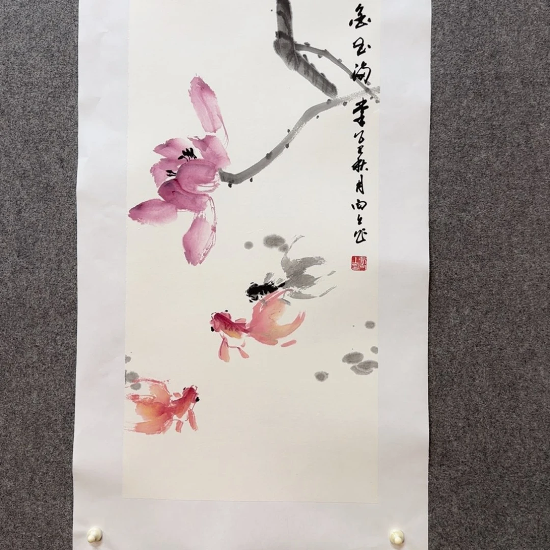 国画向上老师手绘作品