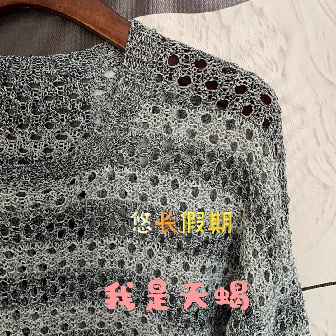 悠长假期—原创设计亚麻棉配色条纹套头衫材料包(不退不换)