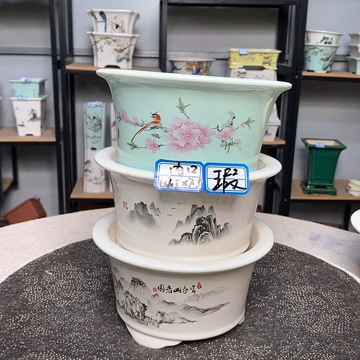 紫砂的花盆很漂亮23